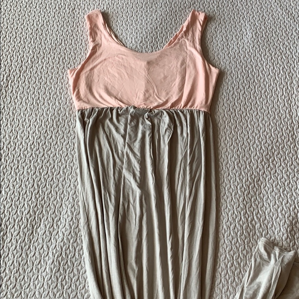 Pink Blush Maxi Maternity Dress